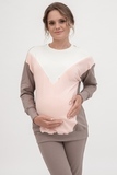 Спортивный костюм для беременных и кормящих 11505 капучино