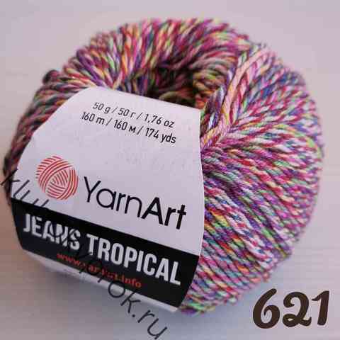 YARNART JEANS TROPICAL 621,