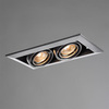 Светильник встраиваемый поворотный Arte Lamp Cardani piccolo A5941PL-2SI
