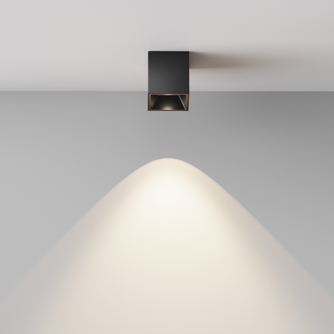 Накладной светодиодный светильник Maytoni Alfa LED C064CL-5W4K-SQ-B