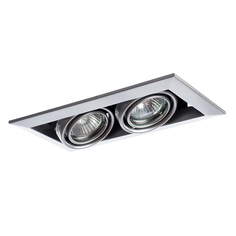 Светильник встраиваемый поворотный Arte Lamp Cardani piccolo A5941PL-2SI