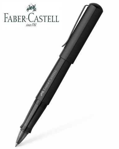 Ручка-роллер Faber-Castell Hexo Black, F  (140505)