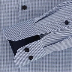 Сорочка Venti Modern Fit 193295500-101 из фактурной ткани синяя