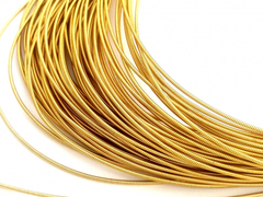 Канитель жесткая золото 1 мм