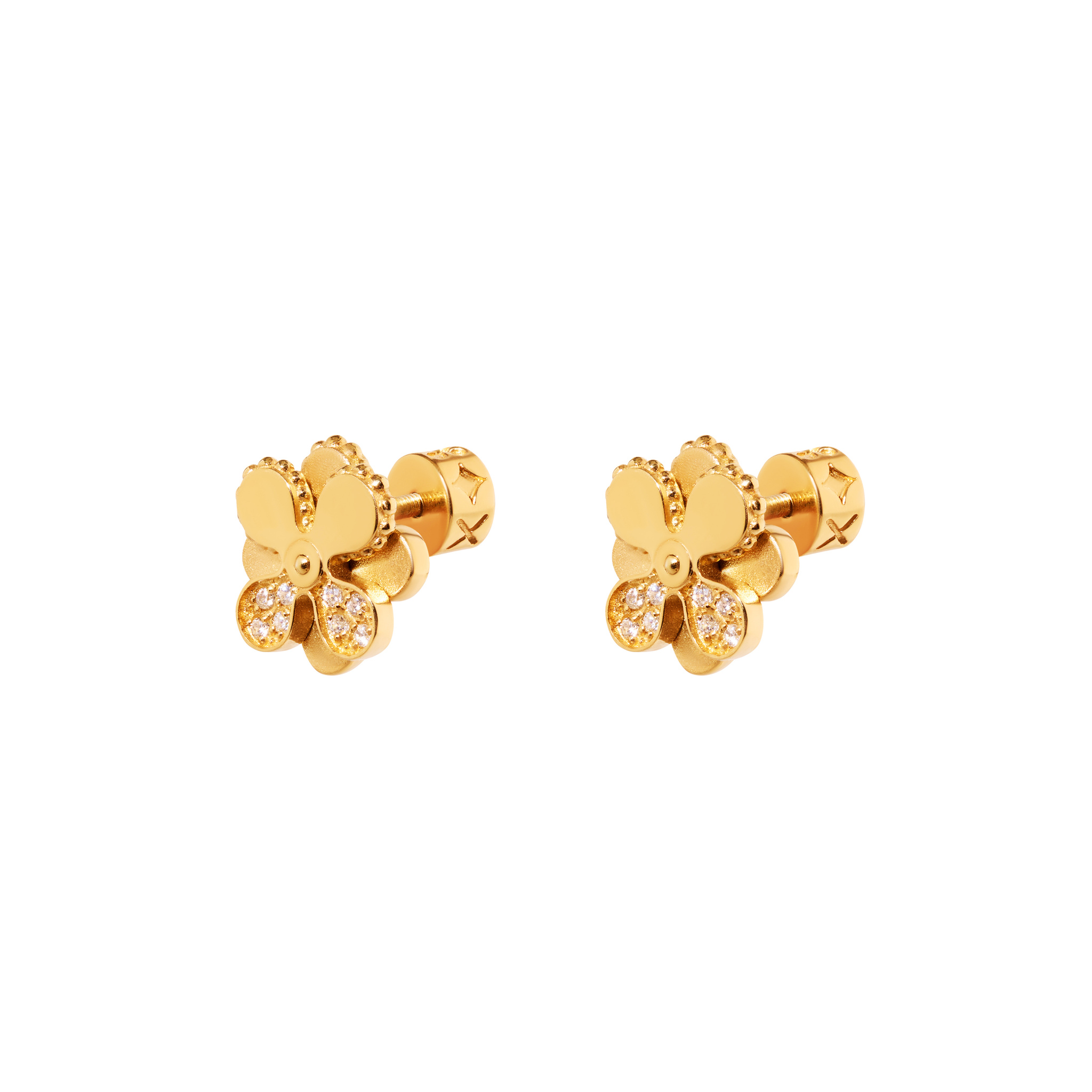 VIVA LA VIKA Серьги Flowery Gear Earring - Gold