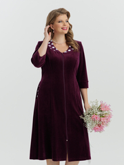 4074В Халат на молнии