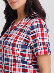 4630 Туника на пуговицах