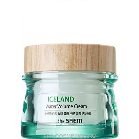 Крем увлажняющий с минеральной ледниковой водой Исландии (для жирной кожи)  | THE SAEM ICELAND HYDRATING WATER VOLUME CREAM FOR OILY SKIN (80ml)