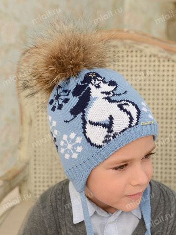 Зимняя шапка для мальчика Mialt Полярник