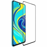 Защитное стекло 6D на весь экран 9H для Xiaomi Redmi Note 9 (Черная рамка)