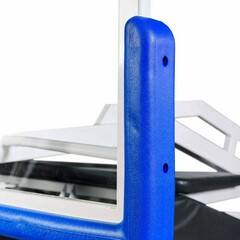 Баскетбольная стойка мобильная складная на пружинах вынос 2,25 м c противовесом Zavodsporta