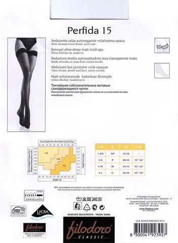 Чулки Perfida 15 Auto Filodoro