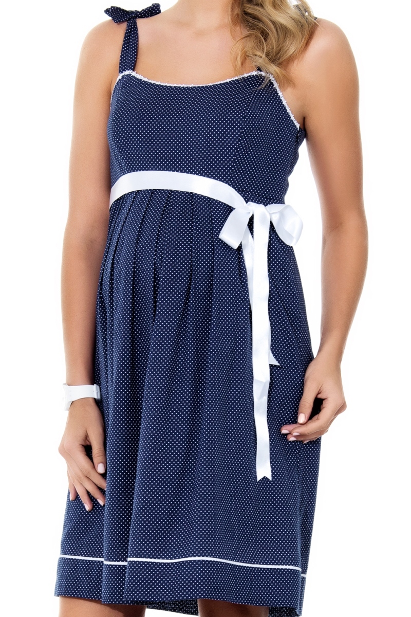 Платье для беременных 05544 синий