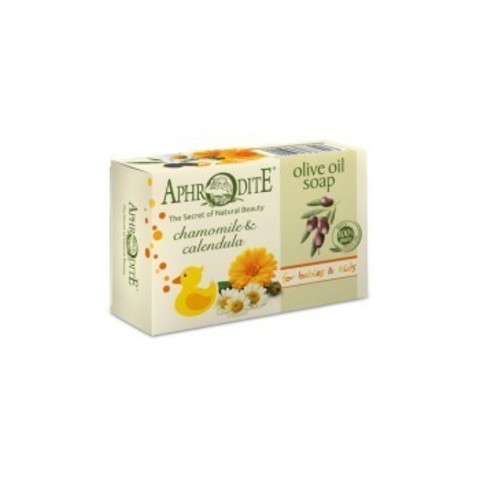 Мыло оливковое с ромашкой и календулой Aphrodite 100 гр