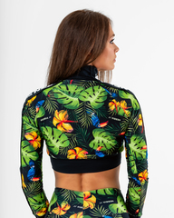 Женская укороченная кофта Nebbia High-energy crop jacket 564 SQ.green