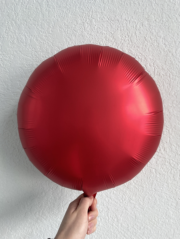 Круг Сатин Красный 18"
