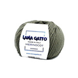 Пряжа Lana Gatto Merinocot 14569 зелень