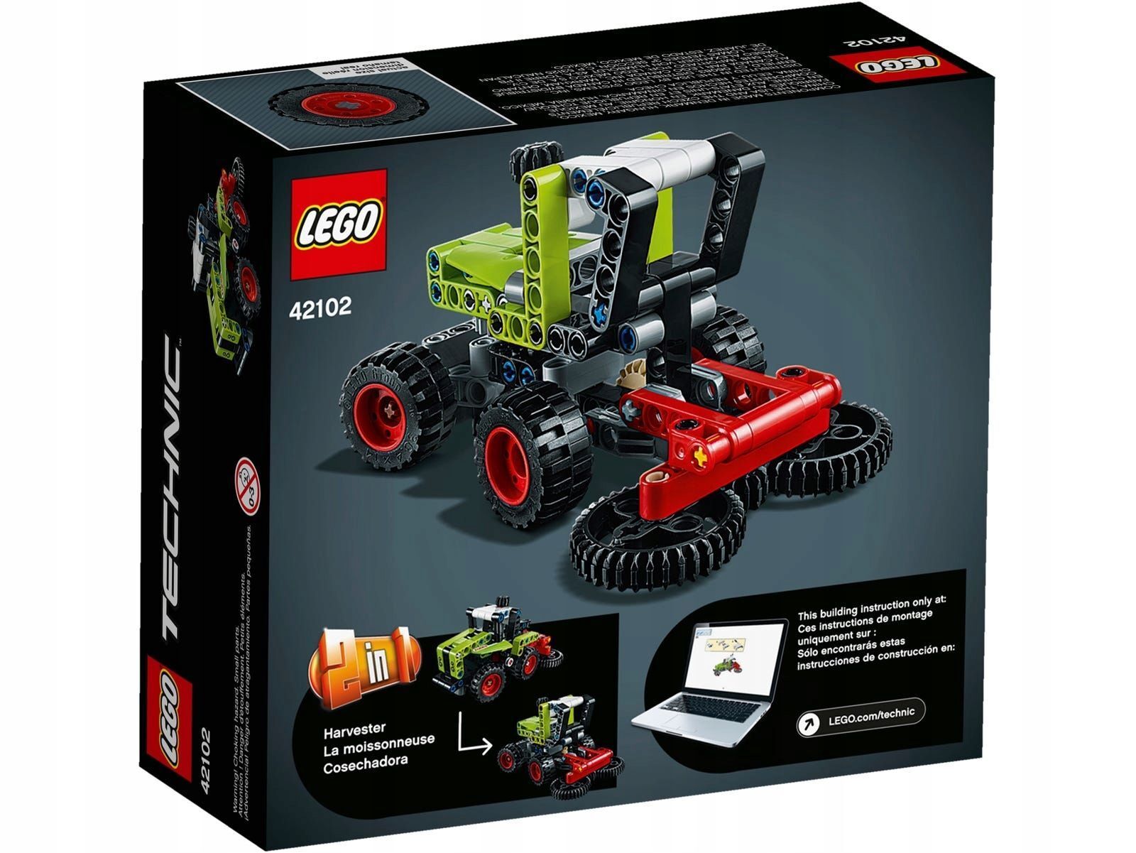 Конструктор LEGO Technic Трактор Mini Class Xerion Лего Техник 42102 купить  в Москве | Доставка по России.