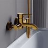 Damixa 361000600 Scandinavian Pure, смеситель для ванной и душа, золото