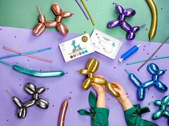 Набор шаров для моделирования "Металлик" с насосом 30шт. (6 цветов)