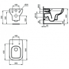 Ideal Standard WA330101 Промо-комплект 3 в 1 Унитаз + Инсталляция PROSYS (308158)