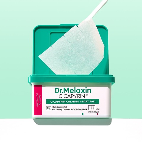 Пэды для лица успокаивающие с экзосомами центеллы DR. MELAXIN