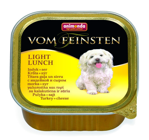 Консервы Animonda Vom Feinsten Light Lunch с индейкой и сыром облегченное меню для взрослых собак