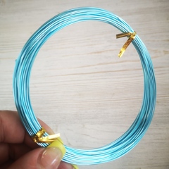 Проволока для рукоделия Бирюзовая 1 мм. (10 метров)