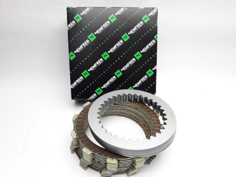 F1489AC Комплект дисков сцепления мото (фрикционные + металлические) (FCS0720/2)  NEWFREN