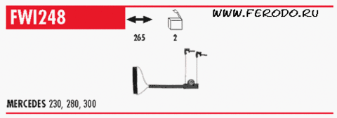 FWI248 Датчик износа тормозной колодки