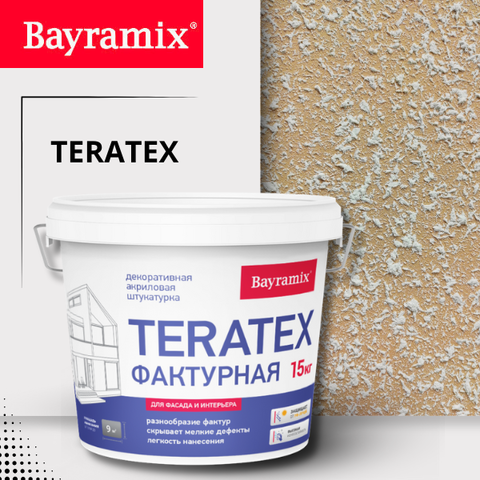TERATEX Bayramix Моделируемая текстурная штукатурка с эффектом 