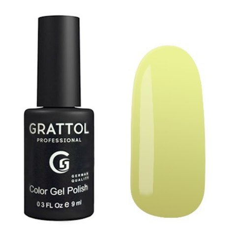 Гель-лак GRATTOL 125 Light Yellow 9мл