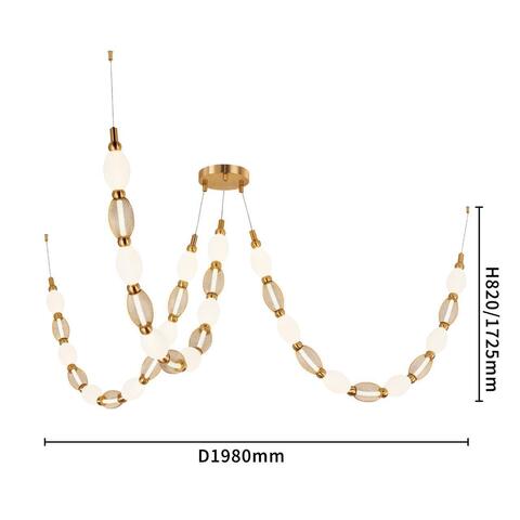 Подвесной светодиодный светильник Favourite Perler 4559-3PC