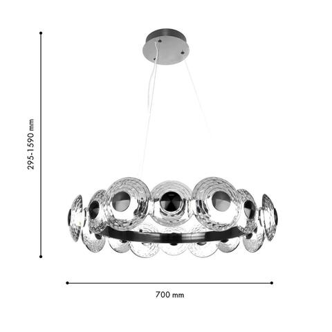 Подвесная светодиодная люстра Favourite Claros 4643-16P