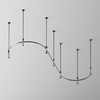 Шинопровод накладной/подвесной Maytoni Busbar trunkings flarity TRX154-SR-D800-B