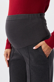 Брюки для беременных 17472 графит меланж