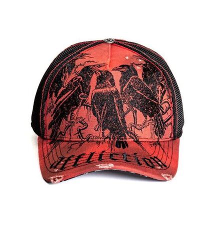 Affliction | Бейсболка мужская Crows Hat A27064 перед