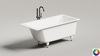 Salini 105011MF CASCATA 150x70 Встраиваемая ванна с прямоугольной чашей, регулируемые ножки, RAL полностью