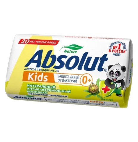Мыло туалетное твердое ABSOLUT Kids череда 90 г