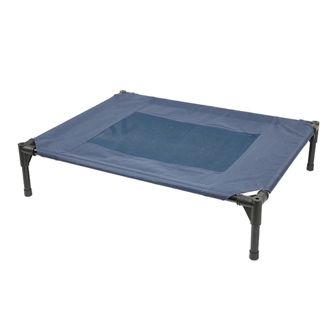 Лежанка-шезлонг каркасная для собак Mr.Kranch Elevated cиняя