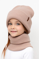 комплект  для девочки  КВ 22016/ш/розовый беж