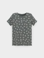 фуфайка  для девочки  КР 302814/пряный базилик,нежные цветочки к585