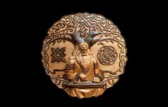 Силиконовый молд Панно-оберег Гусляр