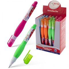 
          Корректор-ручка Yalong, 5 мл, на химической основе, металл. наконечник, яркий цветной корпус, ассорти, уп. 24 шт