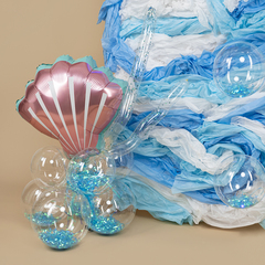 К Фигура, Морская ракушка, Розовый, 20''/51 см, 1 шт.