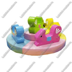 Электрическая карусель детская 4KIDS "В гостях у белки"