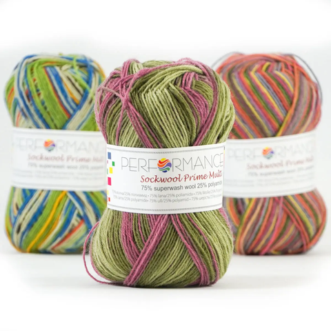 Пряжа Performance Sockwool Prime Multi 010