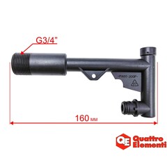 Штуцер QUATTRO ELEMENTI VERONA150 Turbo головки насоса (242-311-P36)