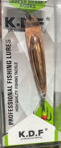 38 Блесна зимняя KDF Bergos 130-8013 8 гр 50 мм цв copper