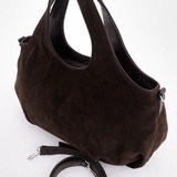 Сумка Саломея 507 эко-замша кофе